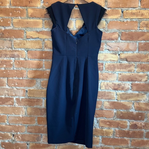 Lipsy + Dress + Navy/Black + Size 4 - Picture 2 of 3